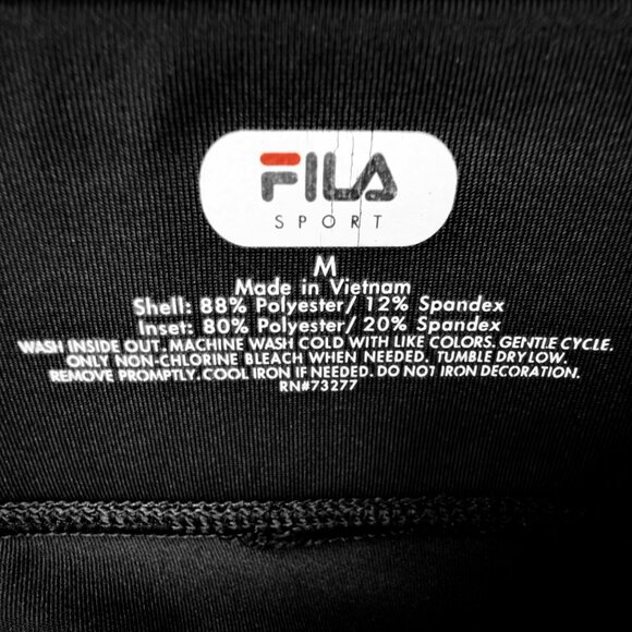 Women's FILA SPORT® Endurance Bermuda Shorts M Black - Picture 4 of 5